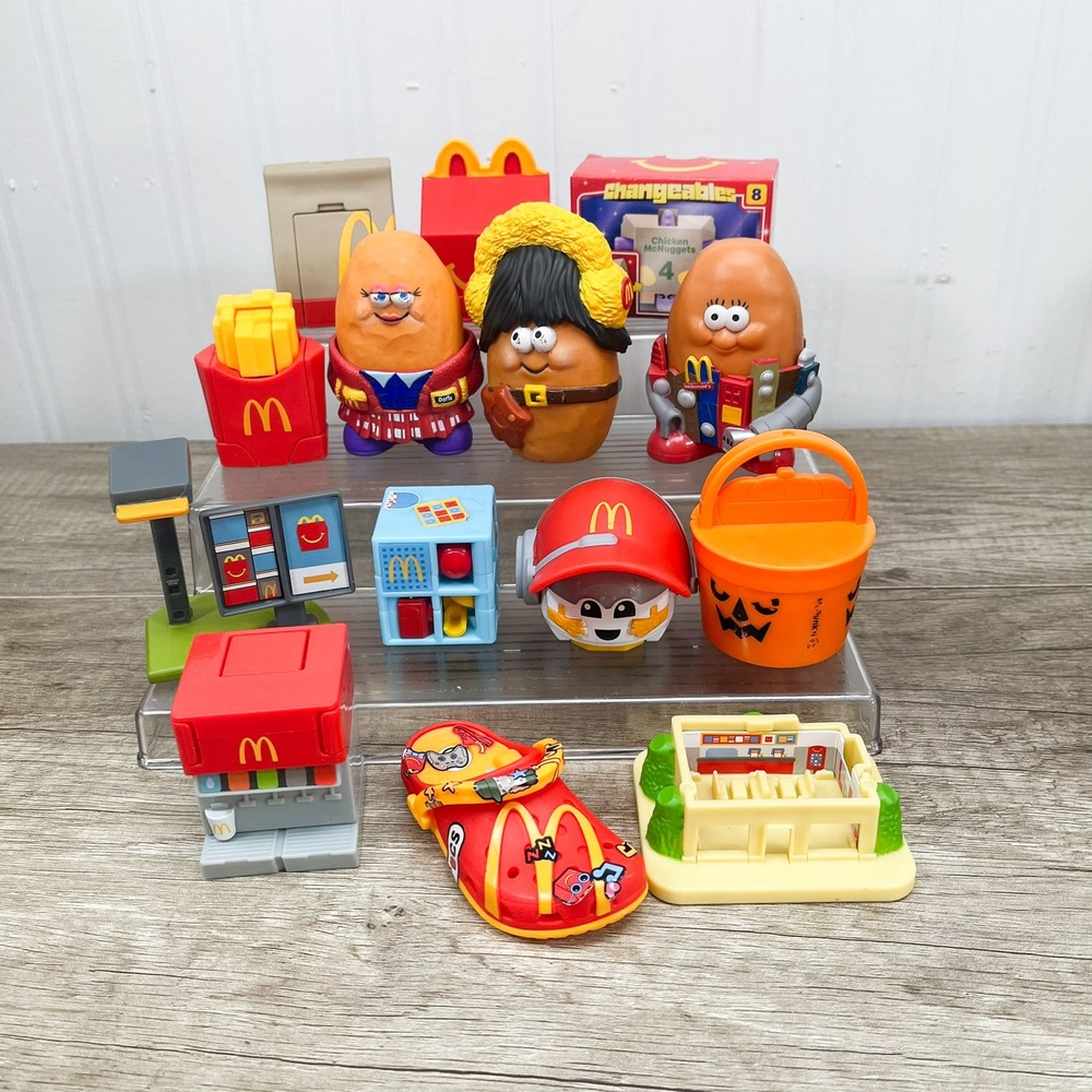 Vintage McDonalds Happy Meal Toy Lot McNugget Buddies Changeables 12pc